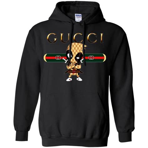 gucci x champion hoodie|gucci deadpool hoodie.